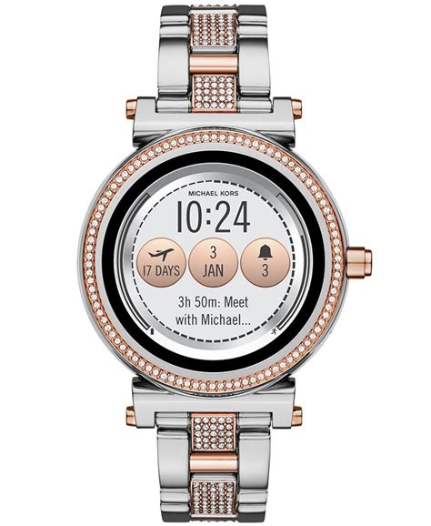 michael kors access sofie 42mm smartwatch waterproof|Michael Kors Access Sofie Smartwatch Review .